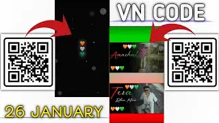 Republic Day Vn Code ||Trending VN Code For Vn Code Vn APP code Editing video ||26 January VN code
