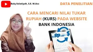 CARA MENCARI KURS DI WEBSITE BANK INDONESIA #kurs  #bankindonesia