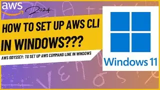 AWS CLI  - How to Install Aws CLI in windows ??