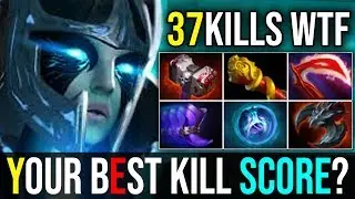 How Many Heroes Can You Kill With PA [Phantom Assassin] WTF DAMAGE 37Kills 7.18 | Dota 2 FullGame