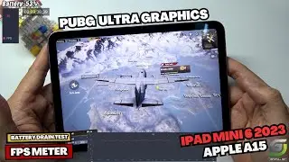 iPad Mini 6 2023 test game PUBG Ultra Graphics