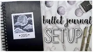 Setting up my FIRST Bullet Journal! + GIVEAWAY!!! 2020 Bullet Journal Set up for Beginners