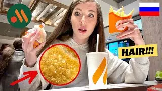 Shocked by Russian McDonalds TASTY AND PERIOD! 🇷🇺  Russia vlog