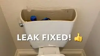 *NEW* DIY* Leak Fixed!!!- Toilet Tank Bolt - Replacing Rusty Bolts To Stop Leaks in Bathroom Toilets