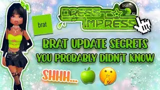 DRESS TO IMPRESS BRAT UPDATE SECRETS / THINGS YOU MISSED! HOW TO GET THE NEW APPLE! 🍏 | roblox ♡