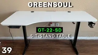 GREENSOUL Sit-Stand Adjustable Table (2024) | Unboxing | Assembly |ASMR| Manual | Review | Ratings |