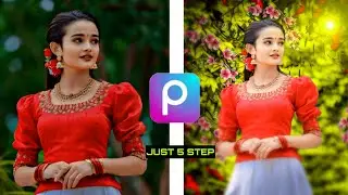 PicsArt just 5 step photo editing ll PicsArt yellow background photo editing 