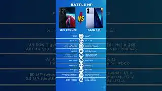 Itel P55 NFC Vs Poco C65