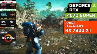 Space Marine 2 | RTX 4070 Super | RX 7800 XT | This is AWESOME | 1440P - 4K | Benchmark