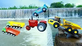 Jump River Dumper Bullet Bike JCB Truck Tractor Crane Car Swaraj Tipper Mahindra HMT Sonalika CS Toy