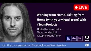 Working From Home? Editing Collaboration from Home with @AdobePremiere and 