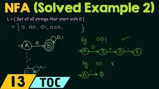 Non-Deterministic Finite Automata (Solved Example 2)