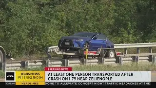 One person hurt in crash on I-79