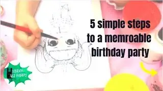 KIDS BIRTHDAY PARTY checklist // 5 Simple Steps to planning your art party