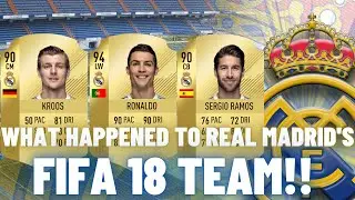 What happened to Real Madrid's FIFA 18 Team EAFC 25