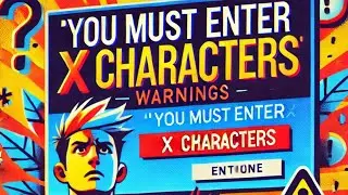 Invisible characters / blank character: How to Bypass Those "You must enter X characters" Warnings