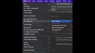 File Encoding - Android Studio