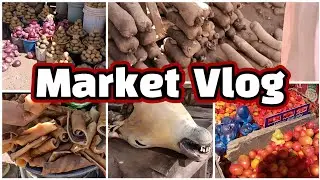 Nigerian Local market vlog. Prices of items in 2023. New month food shopping. Local food in Nigeria