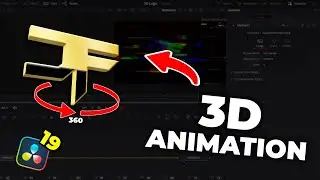 EASY 3D LOGO ANIMATION in DaVinci Resolve Tutorial!