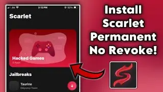 Scarlet not installing problem fixed | How to Install Scarlet Permanent on iOS With No Revoke!