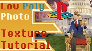 PS1 Low Poly Photo Texture Blender Tutorial