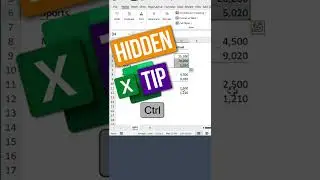 Hidden Excel Productivity Tip: Copy Values From the Status Bar #shorts