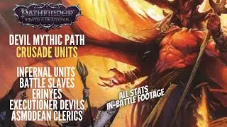 Pathfinder Wrath of the Righteous DEVIL Mythic Path Units - Crusade System - PWOTR