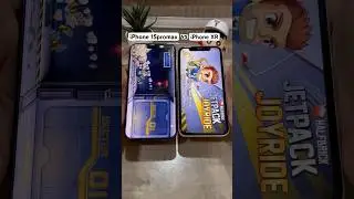 iPhone 15promax vs iPhone XR Jetpack Joyride test🧐#shorts #iphone15promax #iphonexr