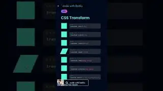 transforme in css and transition #html #css #coder #programing