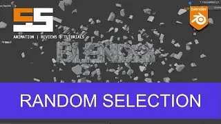 Random Select and Randomize Transform Blender Tutorial