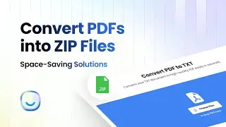 Convert PDFs into ZIP Files (Space-Saving Solutions)