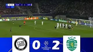 Sturm Graz x Sporting CP [0-2] | Liga dos Campeões da UEFA 2024/25 | Resumo da Partida!