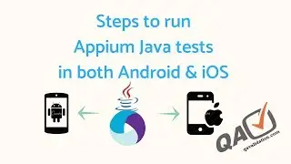 Setup and run Appium Java for both Android and iOS