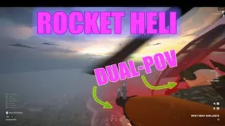 BATTLEBIT REMASTERED ROCKET HELICOPTER - DUAL POV