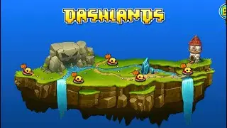 Geometry Dash #24 Geometry Dash World #6 -  первый остров Dashlands (бонус)