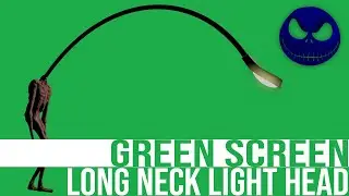 Long Neck Light Head (Horror Thrills) Green Screen | Trevor Henderson Fan Made