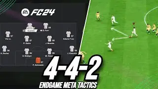 Meta ENDGAME Tactics! Best 442 Custom Tactics EA FC 24