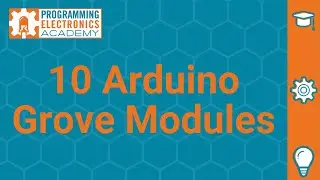 10 Arduino grove modules  - plug and play with the seeedstudio grove system