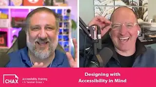 Designing with Accessibility in Mind from the start!