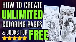 Create UNLIMITED AI COLORING PAGES & BOOKS - FREE AI Coloring Page Generator