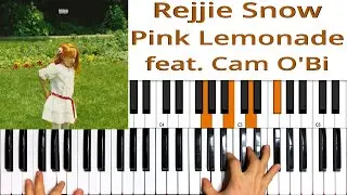 Rejjie Snow - Pink Lemonade feat. Cam O'Bi Keyboard Chord Tutorial How to play Piano