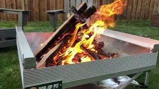 Fireside Outdoor Pop Up Pit Is Incredibly Versatile