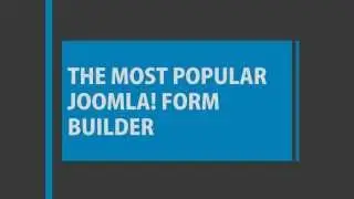 RSForm!Pro - The all time form builder