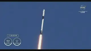 SpaceX Falcon 9 rocket launching from Kennedy Space Center | Oct. 5, 2022