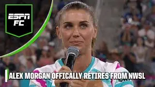 Alex Morgan retires from NWSL 🫶 'From the bottom of my heart, THANK YOU!' | SportsCenter