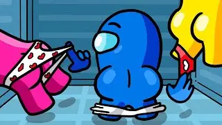 Among Us: CUP SONG with TWO GIRLS! ( animation )