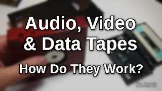 Audio vs Video vs Data Tapes Explained (How We Store So Much Information Using Electromagnets)