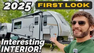 Small camper with an interesting interior design! 2025 Forest River Wildwood FSX Platinum 161QKX