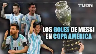 ¡EL MEJOR DE TODOS LOS TIEMPOS! Golazos de Messi en la Copa América | TUDN