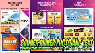 Banner Maker Photo And Text 🔥 Free Download🔥Tutorial On Android App | Easy Guide